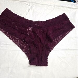 Elegant Lace Women's Panties - Purple